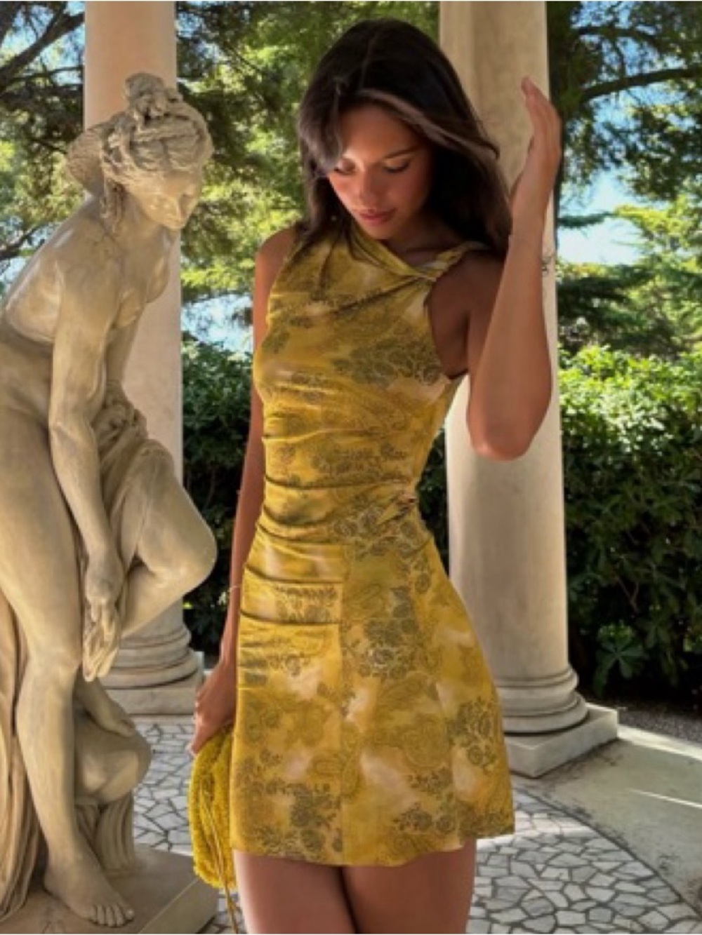 Bec + Bridge RIANNA MINI DRESS GOLDEN